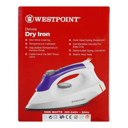 Westpoint Deluxe Dry Iron with Spray WF-2386 - Win Bachat