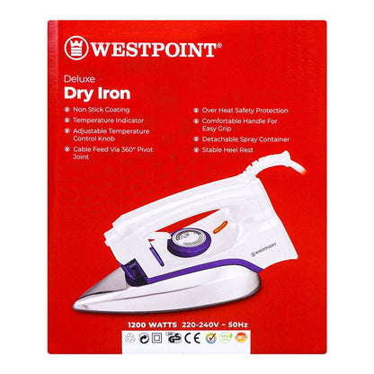 Westpoint Deluxe Dry Iron with Spray WF-2431 - Win Bachat