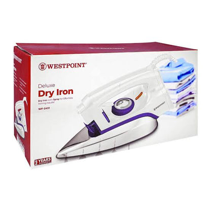 Westpoint Deluxe Dry Iron with Spray WF-2431 - Win Bachat