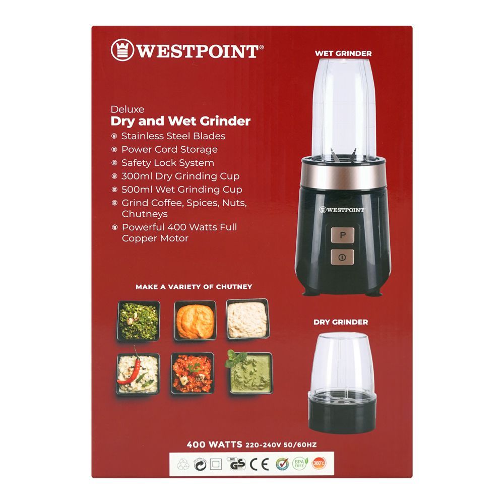 Westpoint Deluxe Dry & Wet Grinder WF-9228 - Win Bachat