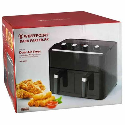 Westpoint Deluxe Dual Air Fryer WF-4258 - Win Bachat