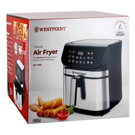 Westpoint Deluxe Dual Heating Air Fryer WF-7259 - Win Bachat