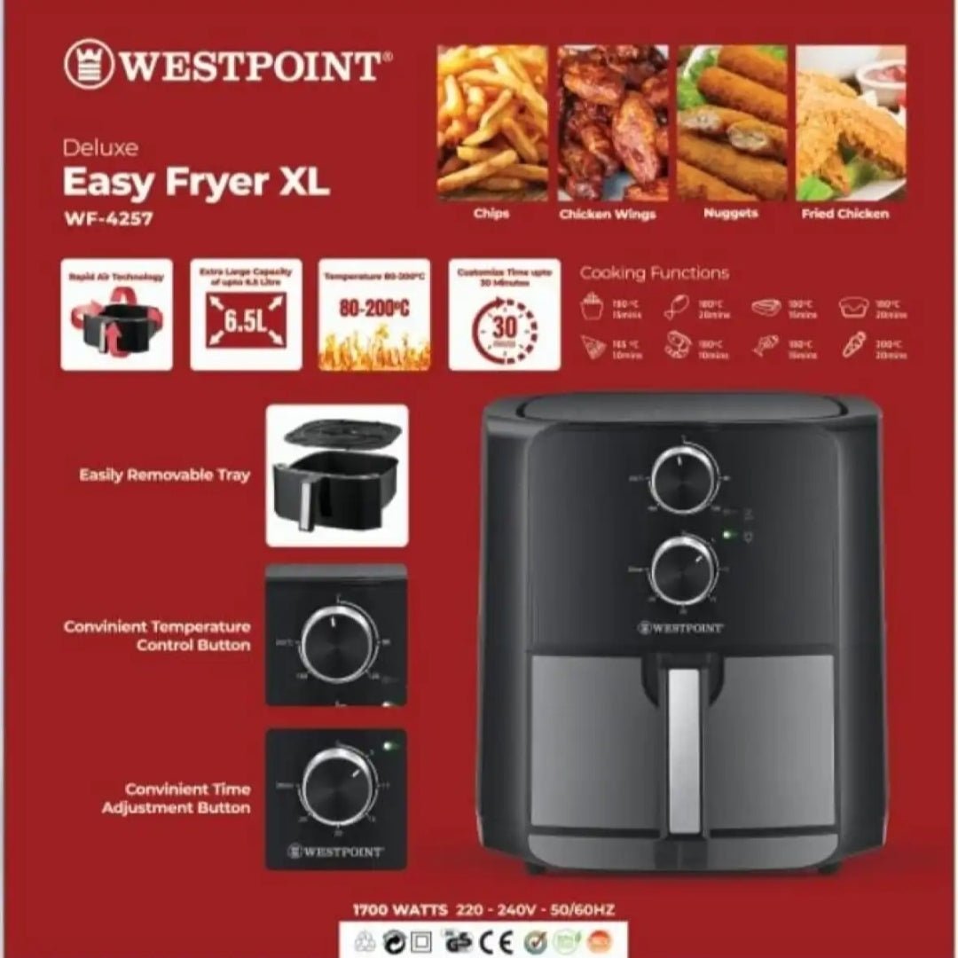 Westpoint Deluxe Easy Fryer XL WF-4257 - Win Bachat