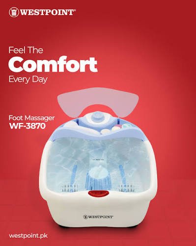 Westpoint Deluxe Foot Spa Massager WF-3870 - Win Bachat