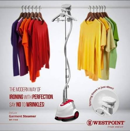 Westpoint Deluxe Garment Steamer WF-1154 - Win Bachat