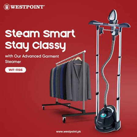 Westpoint Deluxe Garment Steamer WF-1156 - Win Bachat