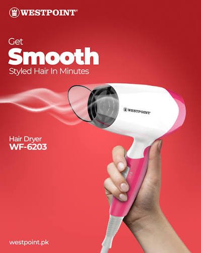 Westpoint Deluxe Hair Dryer WF-6203 - Win Bachat