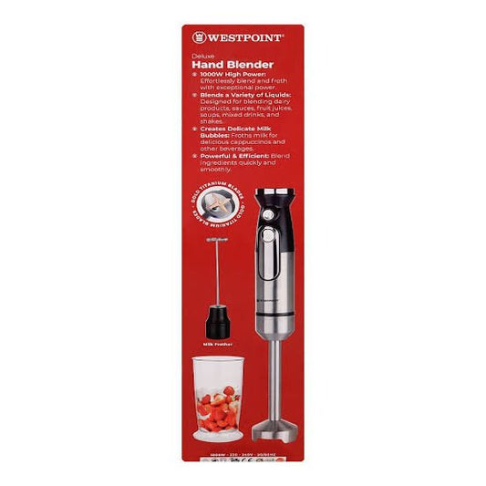 Westpoint Deluxe Hand Blender 2 in 1 with Milk Frother WF-9935 - Win Bachat