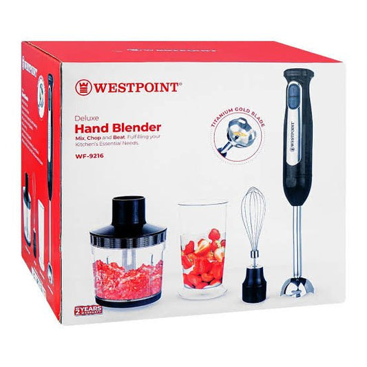 Westpoint Deluxe Hand Blender 3 in 1 WF-9216 - Win Bachat