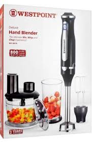 Westpoint Deluxe Hand Blender 3 in 1 WF-9916 - Win Bachat