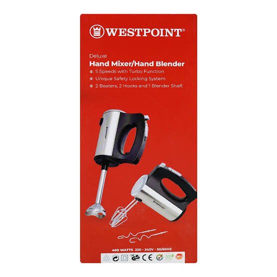 Westpoint Deluxe Hand Mixer Hand Blender WF-9802 - Win Bachat