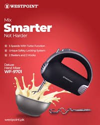 Westpoint Deluxe Hand Mixer WF-9701 - Win Bachat