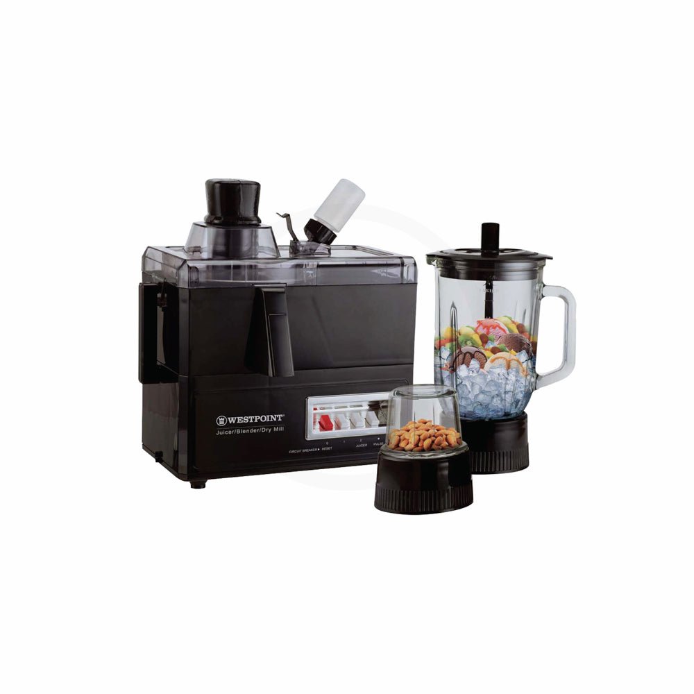 Westpoint Deluxe Juicer Blender Dry Mill 750W WF-8823 - Win Bachat