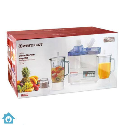 Westpoint Deluxe Juicer Blender Dry Mill WF-2409 - Win Bachat