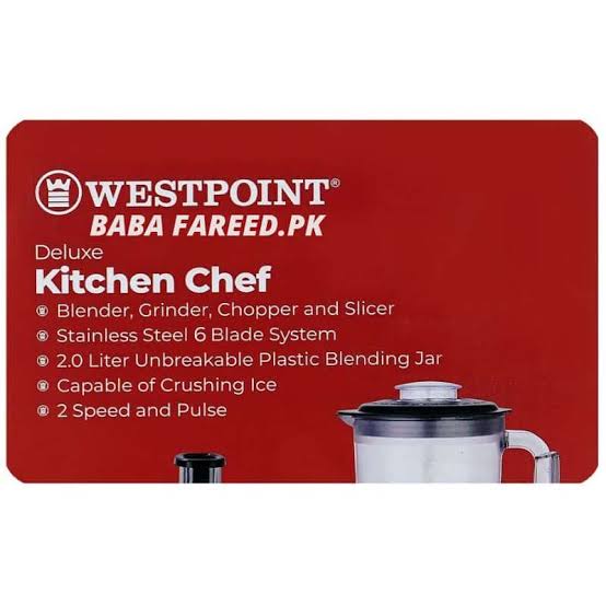 Westpoint Deluxe Kitchen Chef WF-393 - Win Bachat