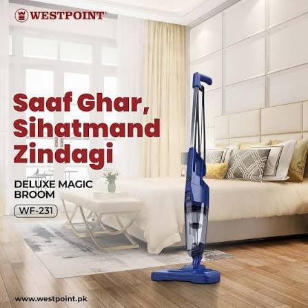 Westpoint Deluxe Magic Broom Handy Vacuum WF-231 - Win Bachat