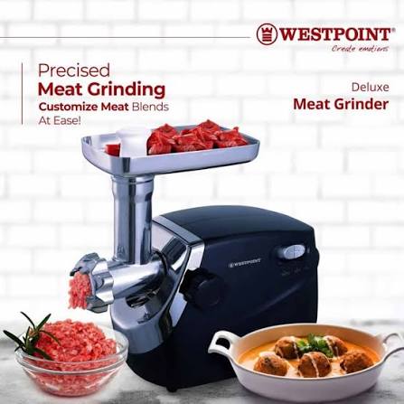Westpoint Deluxe Meat Mincer with Vegetable Cutter WF-3050 - Win Bachat