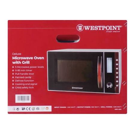 Westpoint Deluxe Microwave Oven with Grill WF-853 - Win Bachat