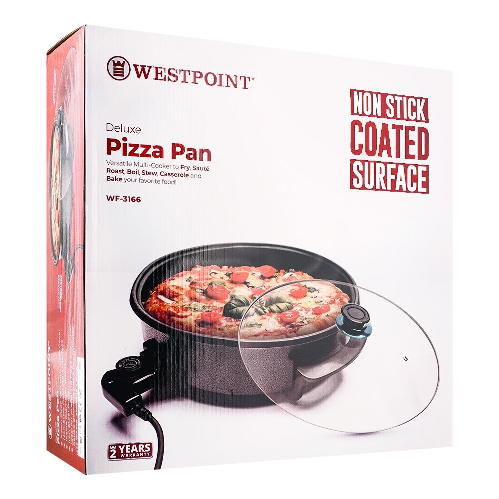 Westpoint Deluxe Non-Stick Pizza Pan WF-3166 - Win Bachat