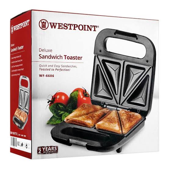 Westpoint Deluxe Sandwich Toaster WF-6686 - Win Bachat