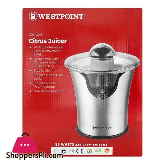 Westpoint Deluxe Stainless Steel Citrus Juicer WF-553 - Win Bachat