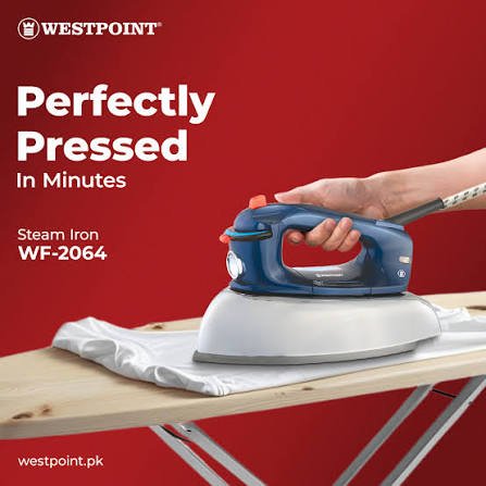 Westpoint Deluxe Steam Iron WF-2064 - Win Bachat