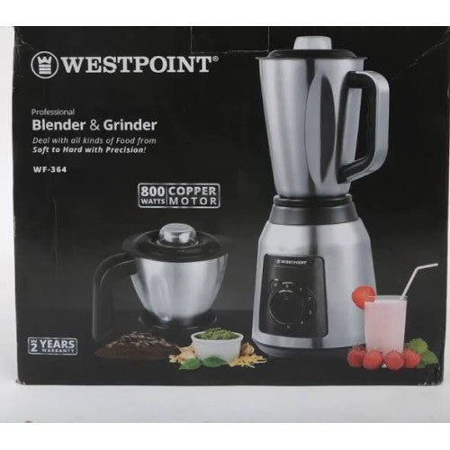 Westpoint Deluxe Steel Body Blender & Grinder WF-364 - Win Bachat