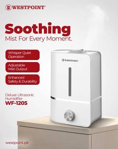 Westpoint Deluxe Ultrasonic Humidifier WF-1205 - Win Bachat