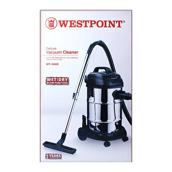 Westpoint Deluxe Wet & Dry Drum Vacuum Cleaner with Blower WF-3669 - Win Bachat