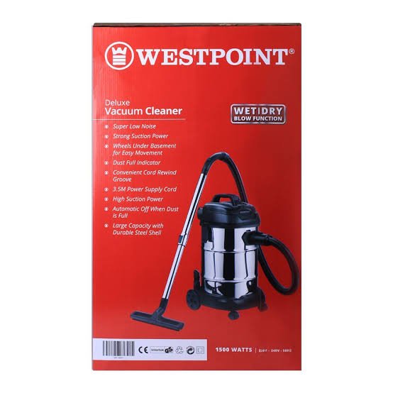 Westpoint Deluxe Wet & Dry Drum Vacuum Cleaner with Blower WF-3669 - Win Bachat