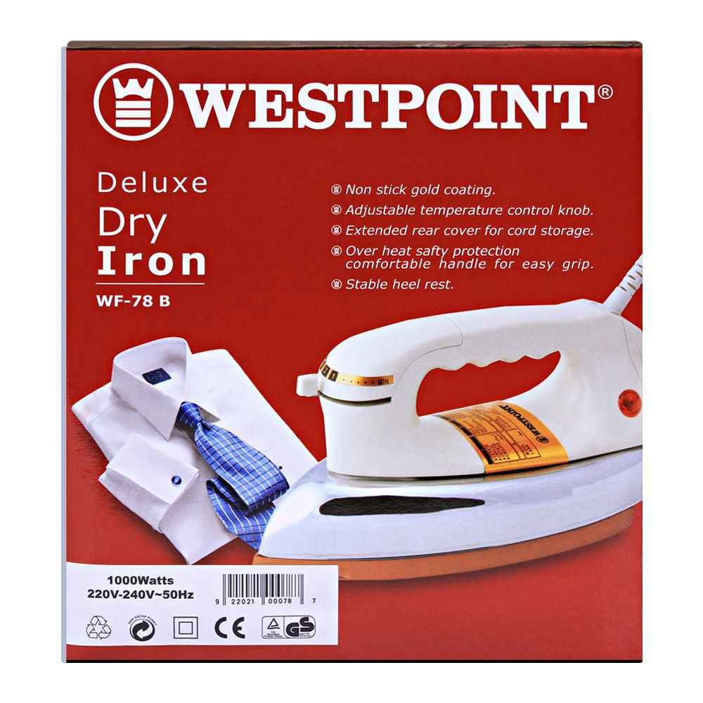 Westpoint Heavy Weight 6 lb Dry Iron WF-78B - Win Bachat