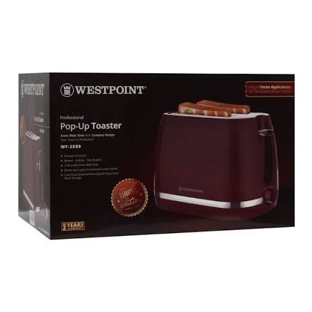 Westpoint Professional 2-Slice Pop-Up Toaster WF-2589 - Win Bachat