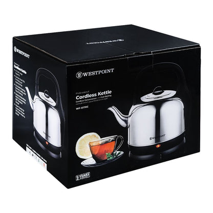 Westpoint Professional 4.2L Stainless Steel Cordless Kettle WF-6178 - Win Bachat