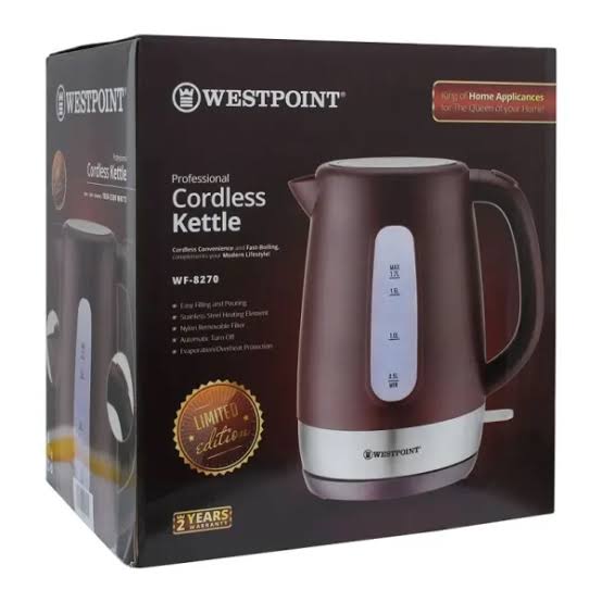Westpoint Professional Cordless Kettle WF-8270 - Win Bachat