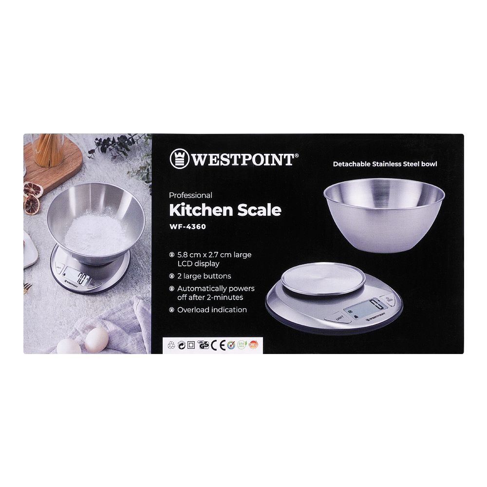 Westpoint Professional Digital Kitchen Scale WF-4360 - Win Bachat