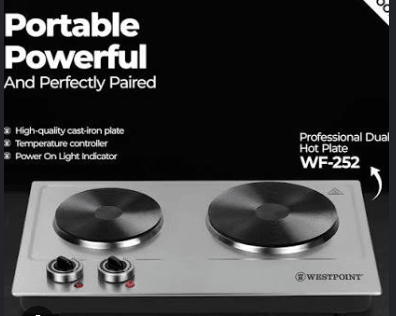 Westpoint Professional Dual Hot Plate WF-252 - Win Bachat