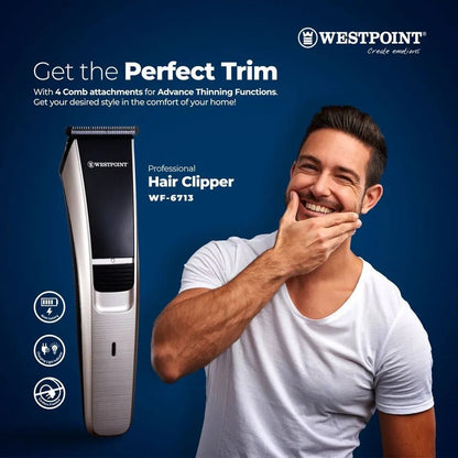 Westpoint Professional Hair Clipper WF-6713 - Win Bachat