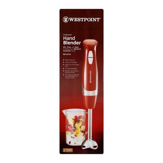 Westpoint Professional Hand Blender 600W WF-9714 - Win Bachat