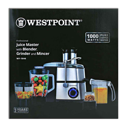 Westpoint Professional Juice Master 1000W WF-1846 - Win Bachat