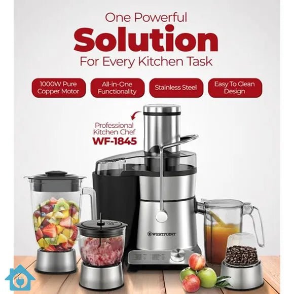 Westpoint Professional Kitchen Chef 1000W WF-1845 - Win Bachat