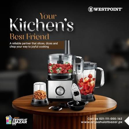 Westpoint Professional Kitchen Robot WF-8815 - Win Bachat