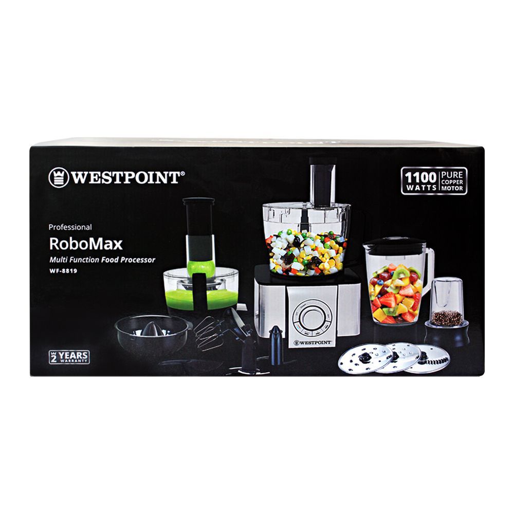 Westpoint Professional RoboMax Multifunction Food Processor WF-8819 - Win Bachat