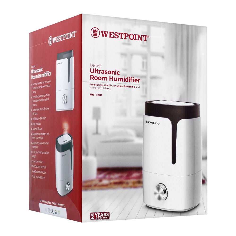 Westpoint Ultrasonic Room Humidifier WF-1201 - Win Bachat