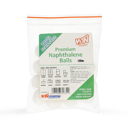 WIN POWER NAPHTHALENE BALLS - 100gm (WIN BACHAT) - Win Bachat