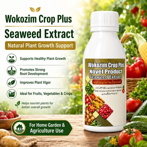 Wokozim Crop Plus Seaweed Extract 100ml – Natural Plant Growth Support - Win Bachat