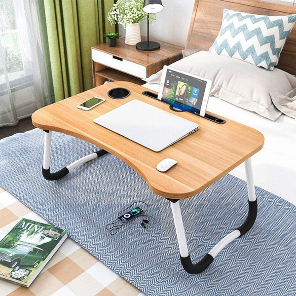 Wooden laptop table - Win Bachat