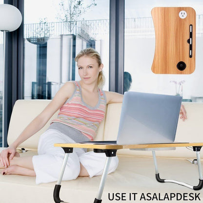Wooden laptop table - Win Bachat