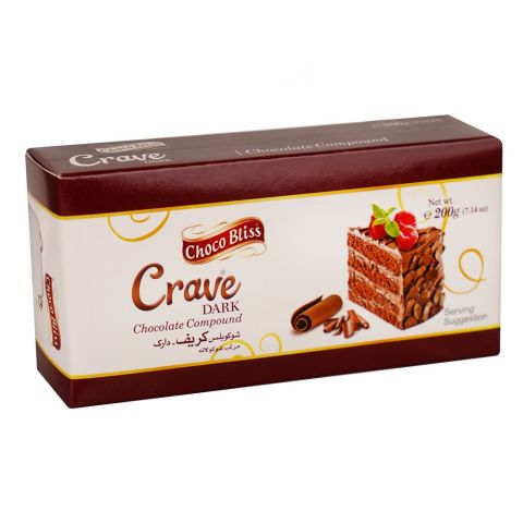 YOUNGS CHOCO BLISS CRAVE BAR DARK CHOCOLATE 200G - Win Bachat